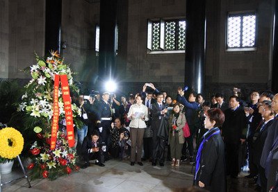 洪・国民党主席が中国大陸を訪問