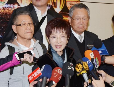 国民党主席：両岸関係の進展を担う