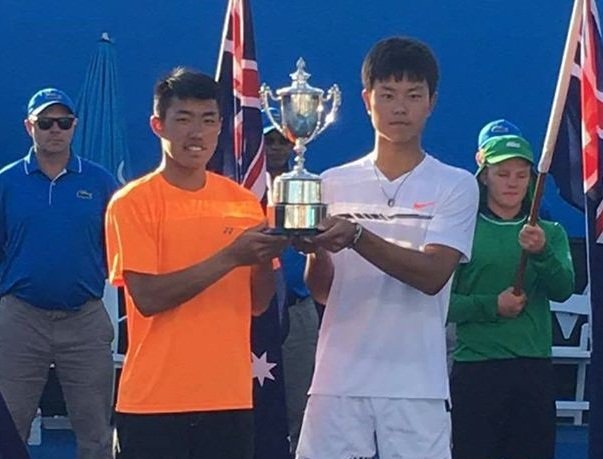 全豪OPジュニア男子複で台湾選手優勝