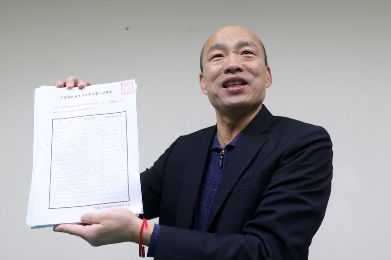 国民党主席選へ、署名運動スタート