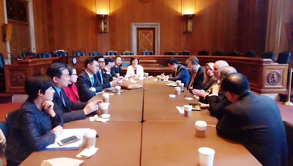 立法委員ら、米国務省訪問で感無量