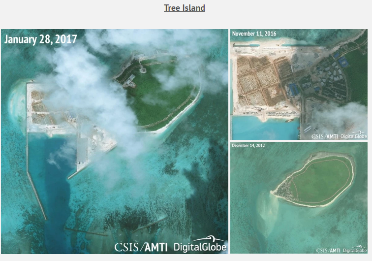 台湾、西沙群島での新工事を注視