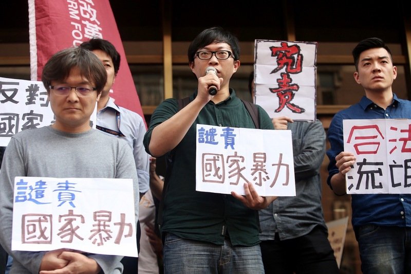 学生運動の行政院占拠、リーダー無罪