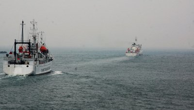 沖の鳥の漁業権、海巡署が強い立場示す