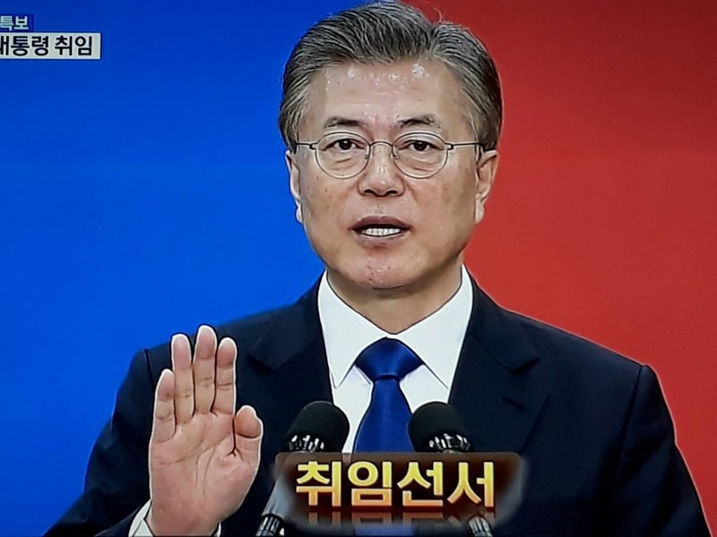 蔡・総統、韓国の文在寅・新大統領を祝賀