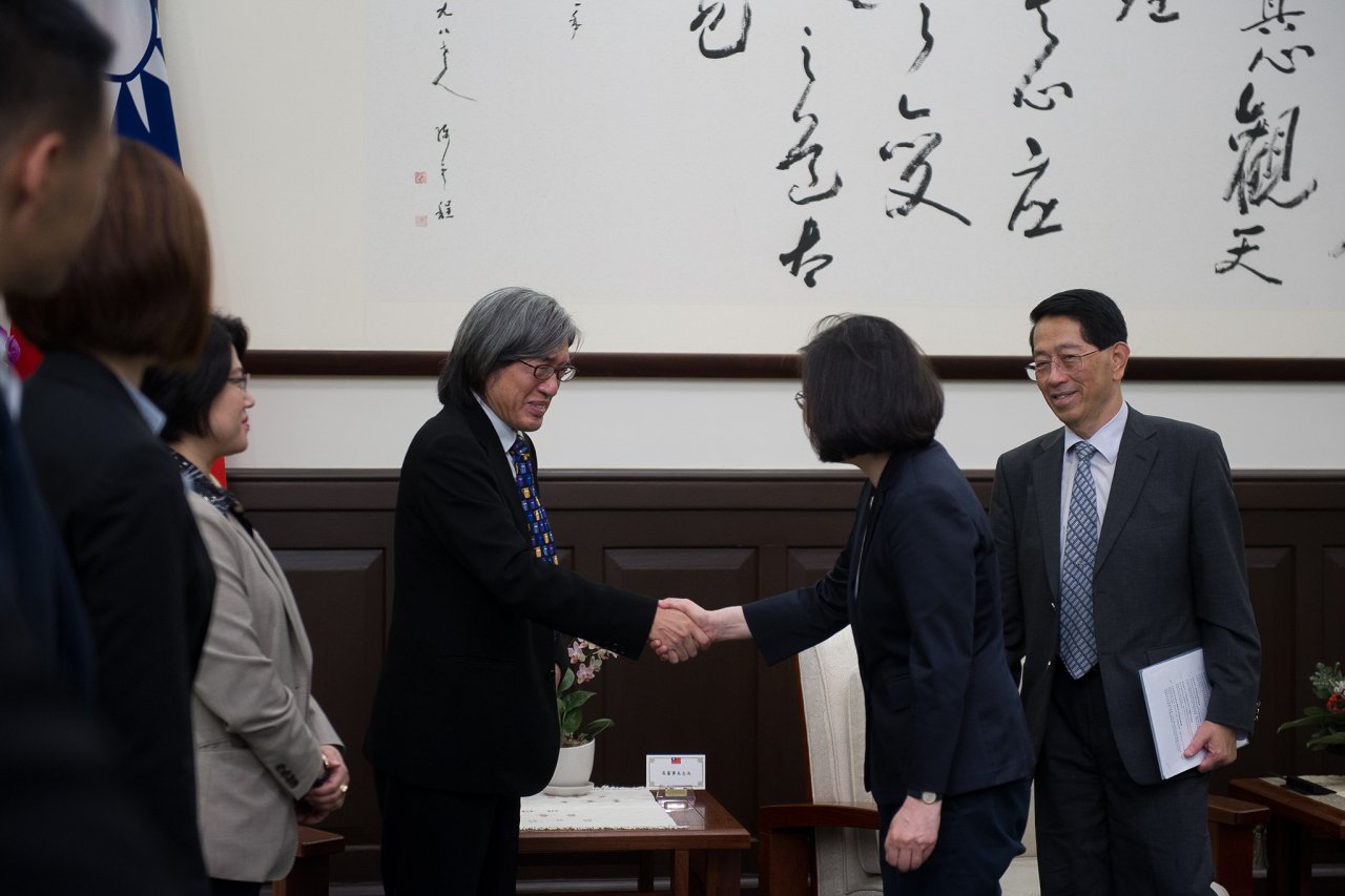 蔡総統が、APECビジネス諮問委員会と会見