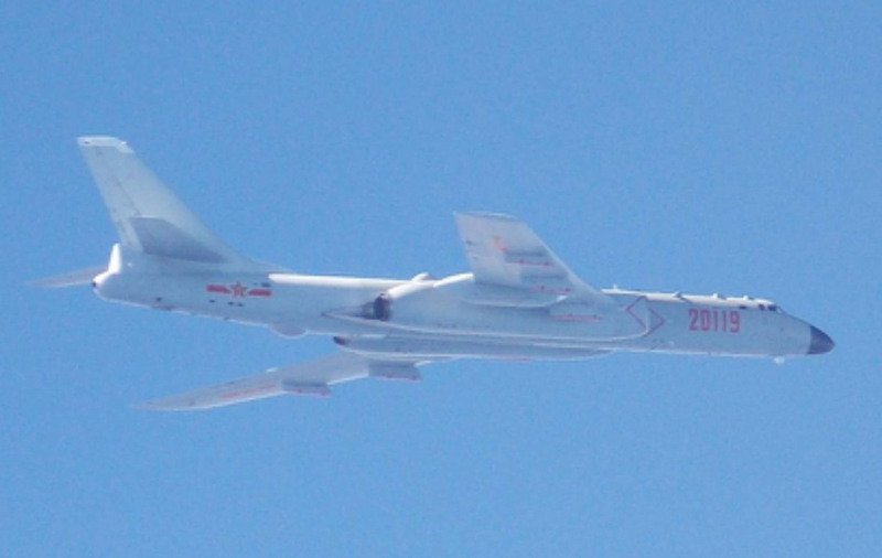 中共の爆撃機、先週に続いてADIZ接近