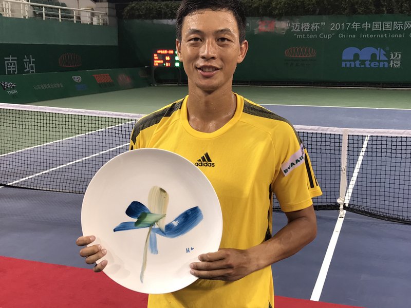 テニスの盧彦勲、チャレンジャー29勝目