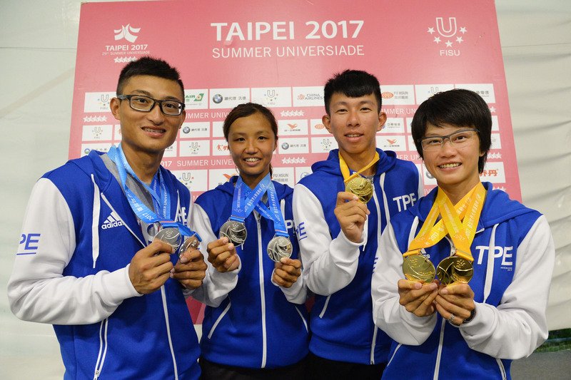 台湾、ローラースポーツでメダル量産