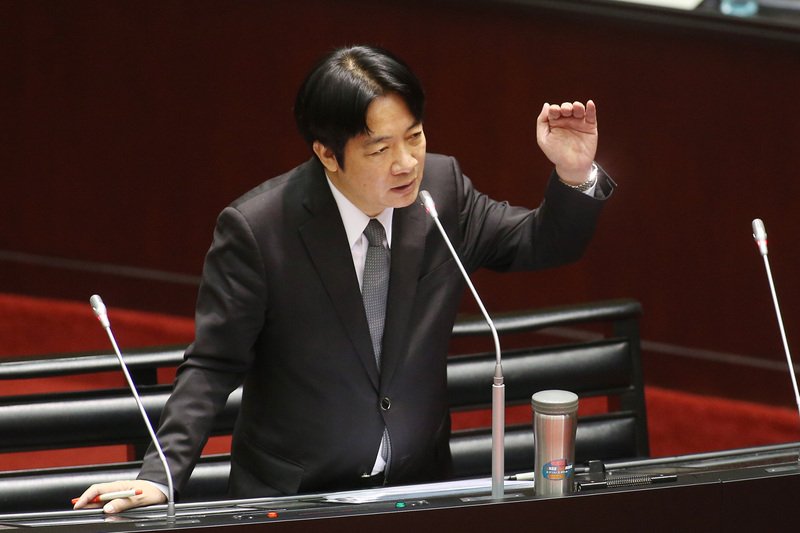 頼・行政院長：私は実務的な台独主義者