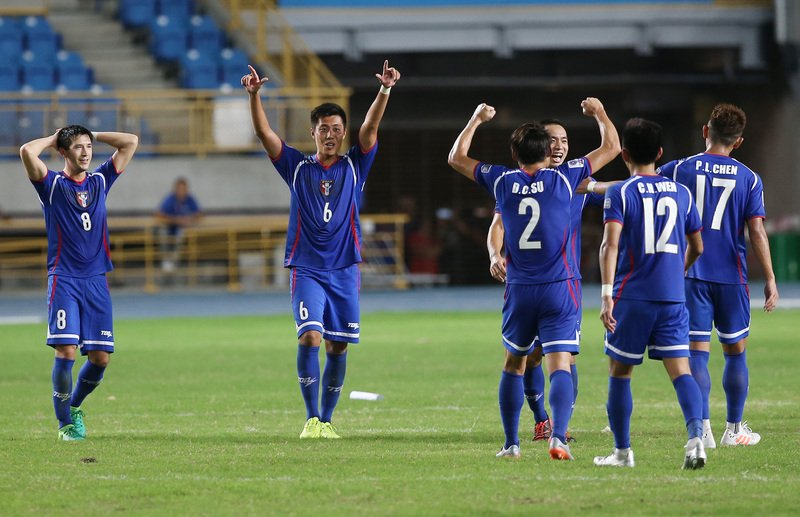 台湾男子サッカー、史上最高の143位に