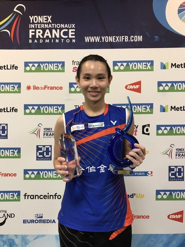女子バドの戴資穎が復調、仏で優勝