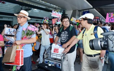 来台韓国旅行者、延べ100万人突破