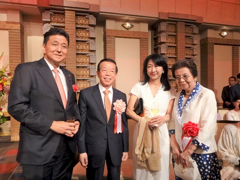 双十国慶節レセプション、安倍洋子様3年連続出席