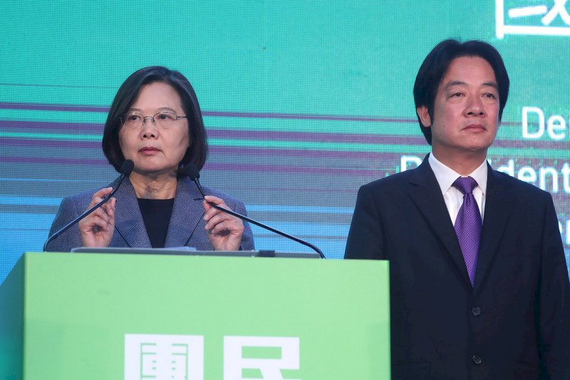 【開票速報】蔡・総統再選ほぼ確定、国民党主席引責辞任