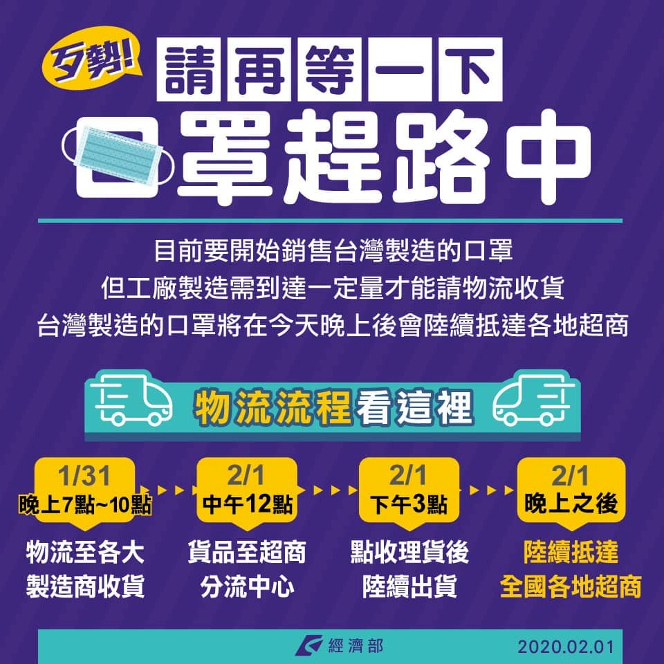 【新型肺炎】台湾各地でマスク品薄