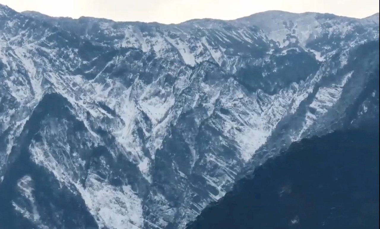 玉山、過去20年来最大の積雪を観測