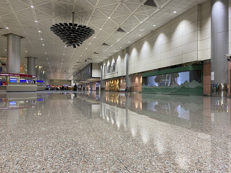 新型コロナの影響、桃園空港利用者激減