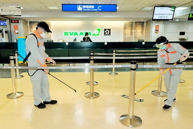 台湾桃園国際空港の職員も新型コロナに感染、勤務地分散化開始