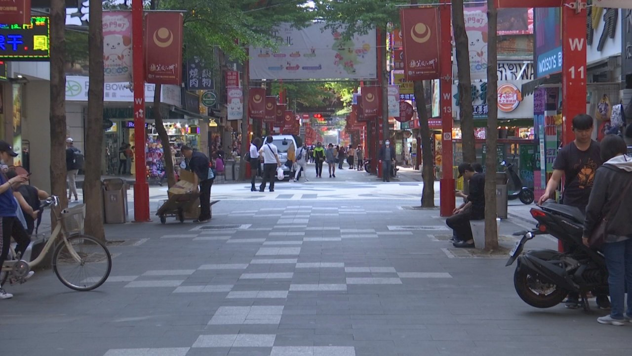 台北市の西門町商圏、新型コロナウイルス感染の影響で深刻な低迷