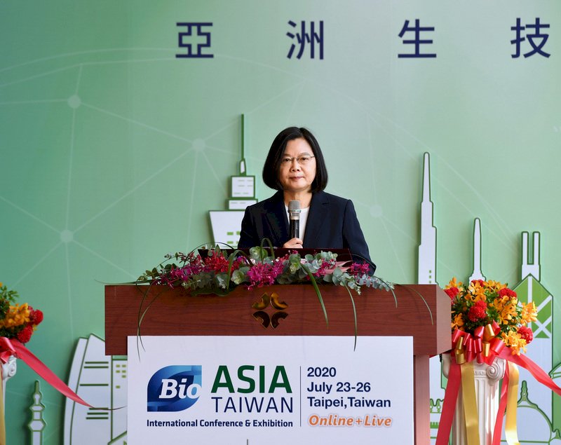 米が中国の総領事館閉鎖要求、蔡・総統「その動向注視」