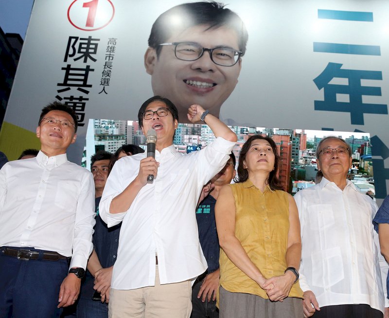 陳其邁氏、得票率70.03％が高雄市長選史上最高