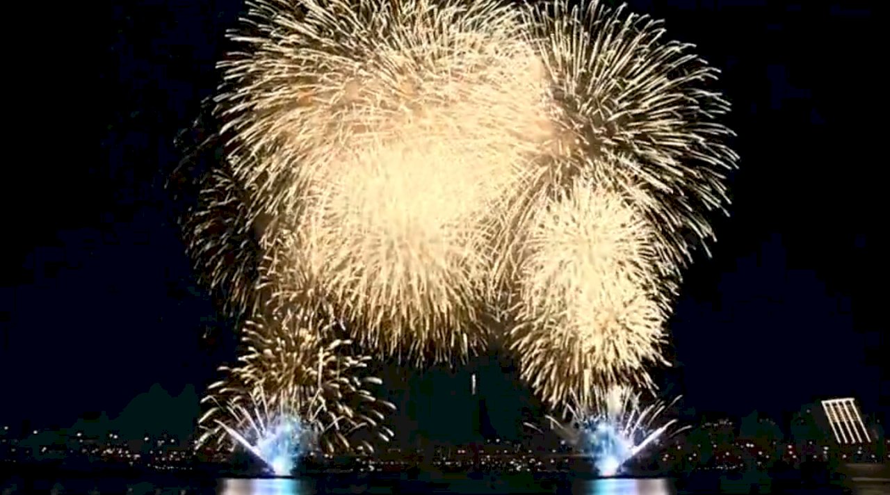 「大稲埕花火ショー」、今年も8分間のロマンチック花火