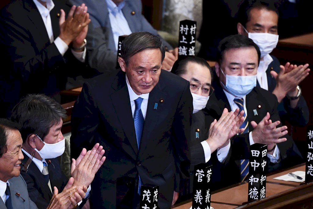 蔡英文・総統、菅義偉自民党総裁の首相当選に祝意