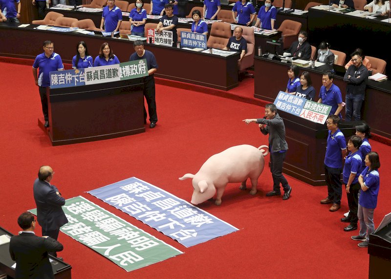 蘇・行政院長「米産豚肉・牛肉輸入解禁で経済貿易の扉開く」