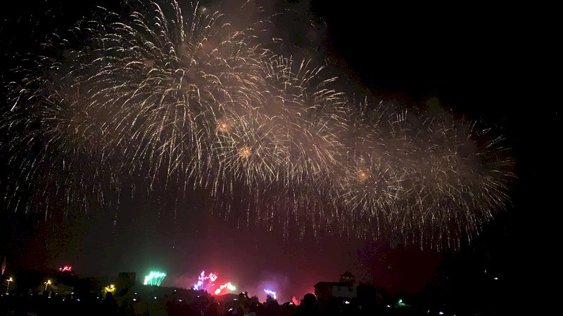 双十国慶節花火大会、今年は台南漁光島で