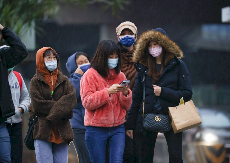 寒帯大陸性気団南下、1/16から台湾各地気温下がる