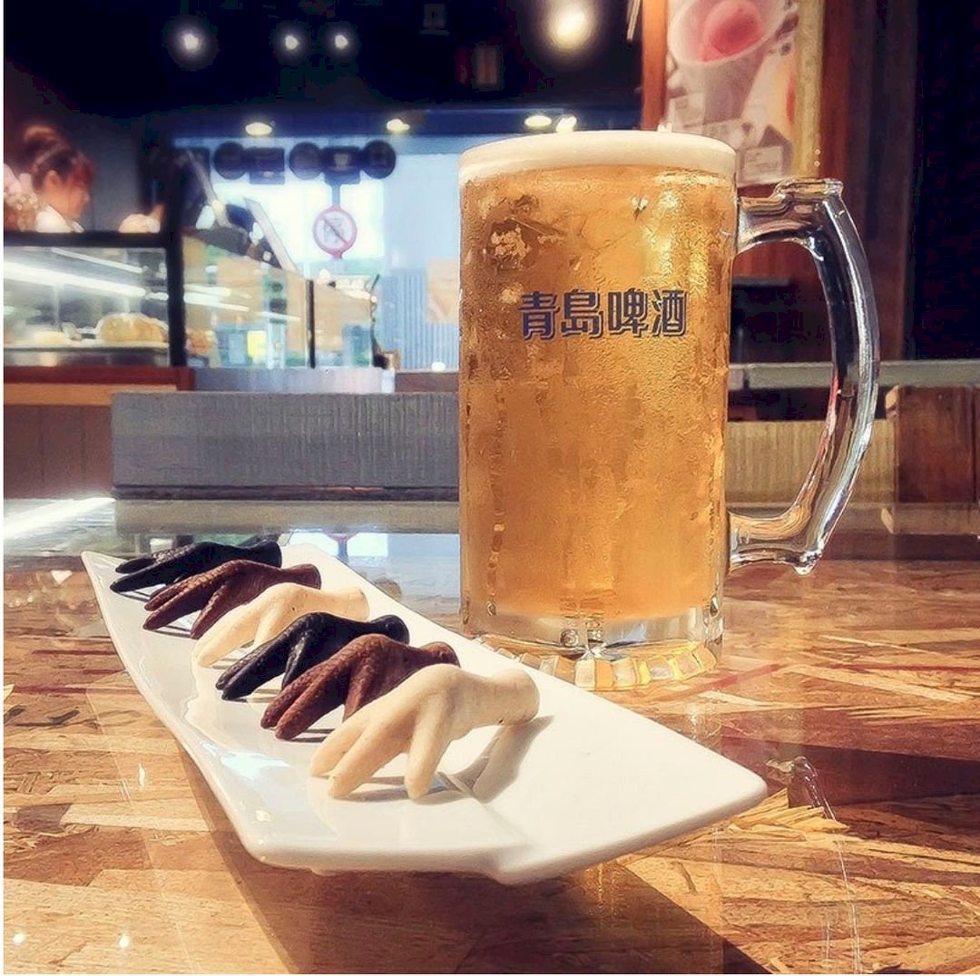 台北市内のチョコレート名店・「is Taiwan is Chocolate」の「雞爪巧克力」