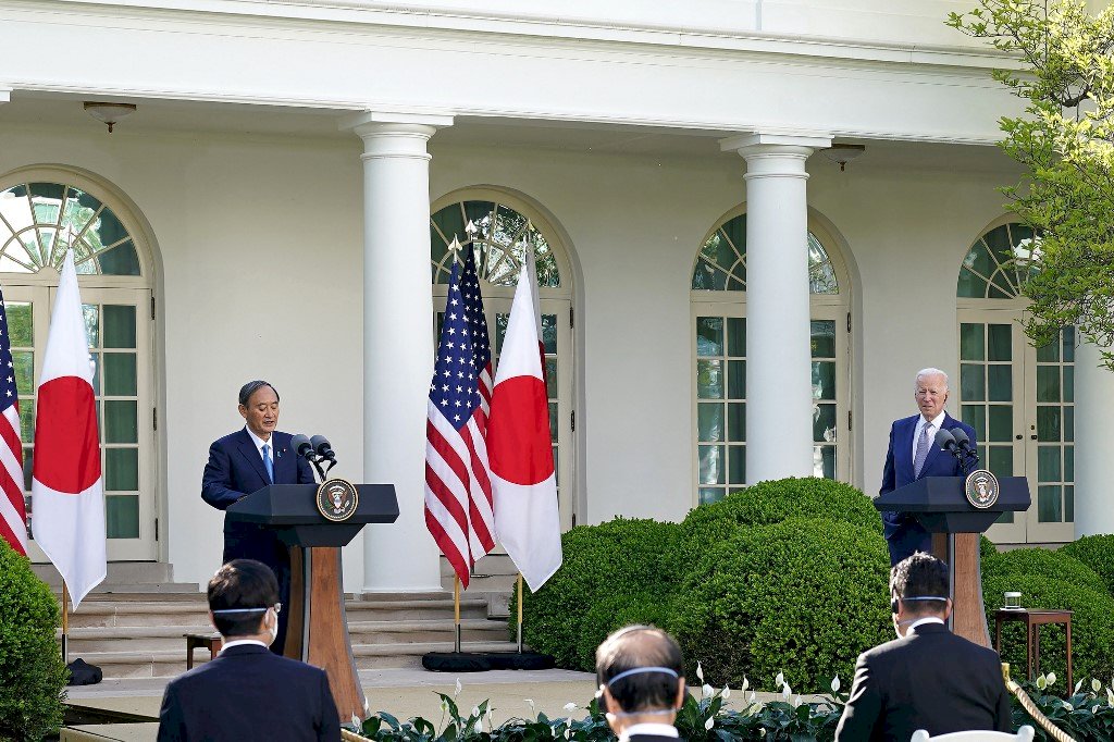 日米首脳会談、台湾海峡平和安定の重要性を重ねて強調