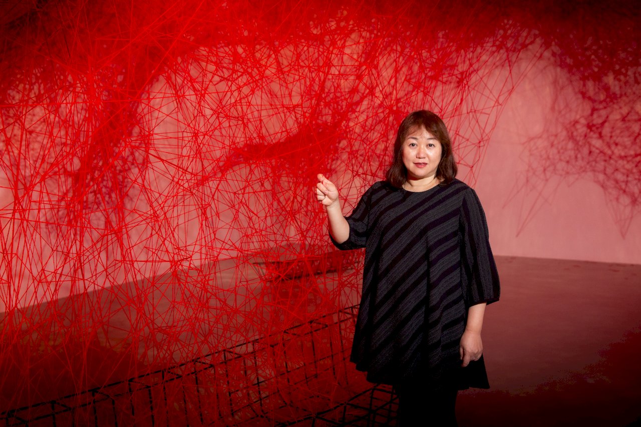 「塩田千春展：魂がふるえる」、8/29まで台北市立美術館で