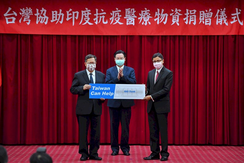 台湾、インドに防疫物資寄付　インド代表「Taiwan Can Helpを再認識」