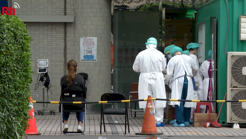 台湾も医療ひっ迫か、病院：資源を重症患者に