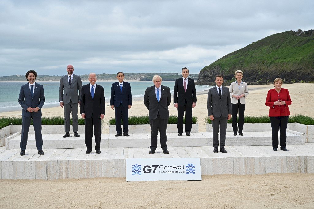 G7宣言に「台湾海峡」を明記、総統府「自由で開かれたインド太平洋にとって重要」