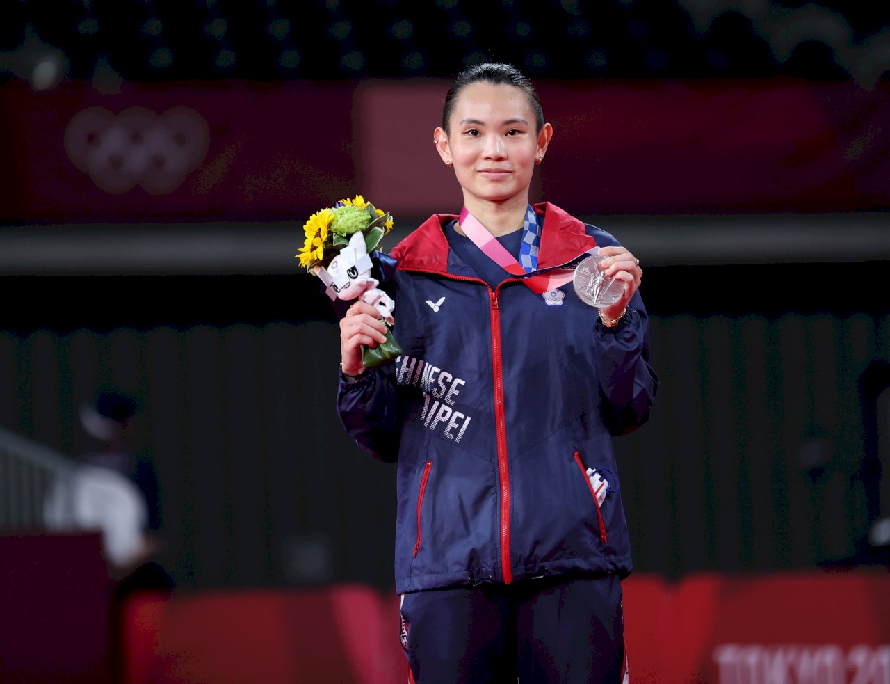 五輪バド女子単、台湾の戴資穎・選手が銀