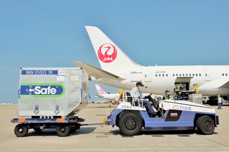 日本から4回目のワクチン6.4万回分、台湾に到着