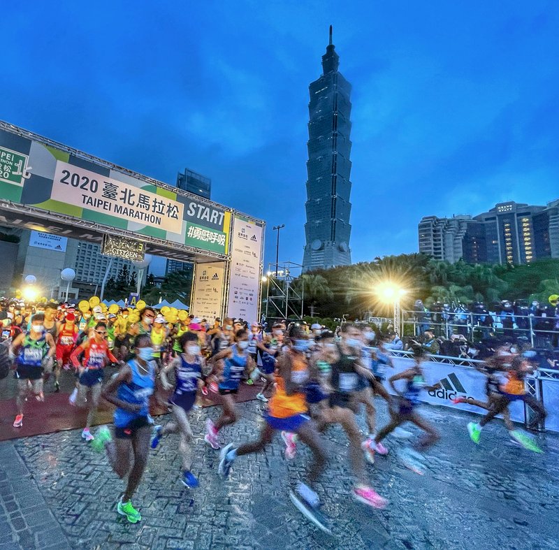 マスクなしでのマラソン大会が許可、2021年台北マラソンが12月開催
