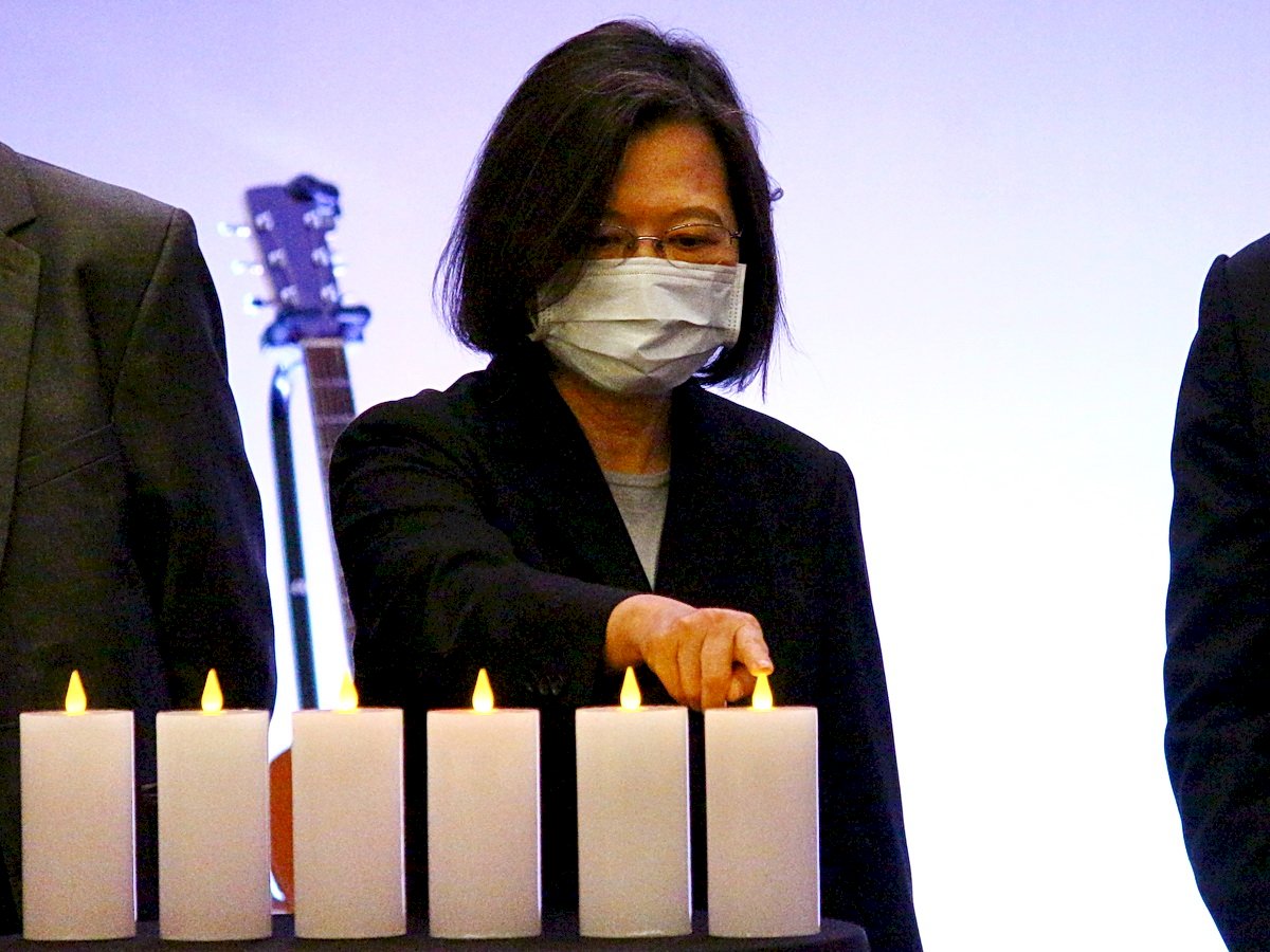 蔡・総統：民主・人権を守るには団結が必要