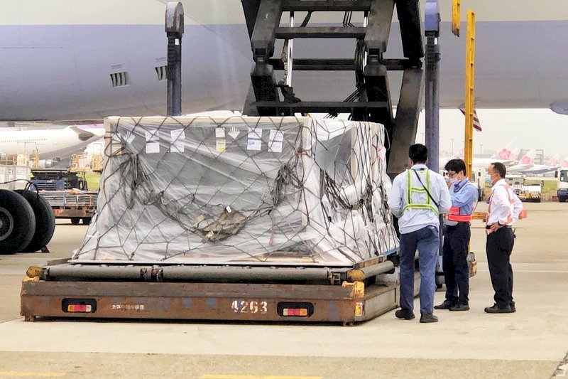 ファイザー製コロナワクチン185.7万回分、台湾に到着
