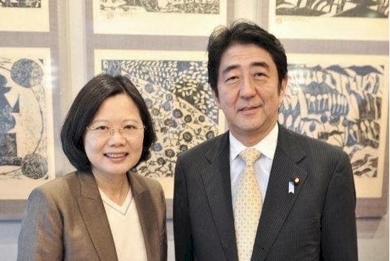 半旗を掲げ安倍元首相を追悼、蔡・総統＝台日今後も一緒にまい進