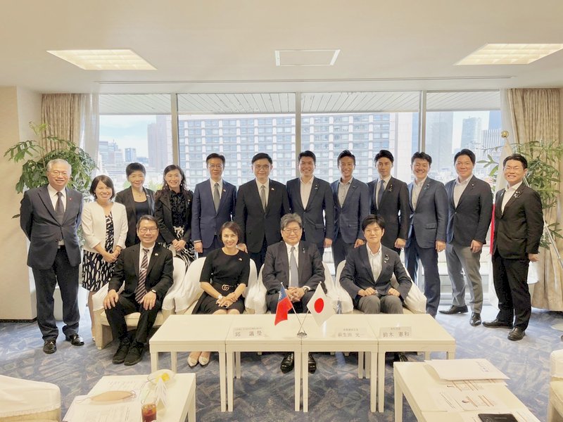 与党・民進党の訪問団訪日、台湾のCPTPP加盟への継続的な支持を求める