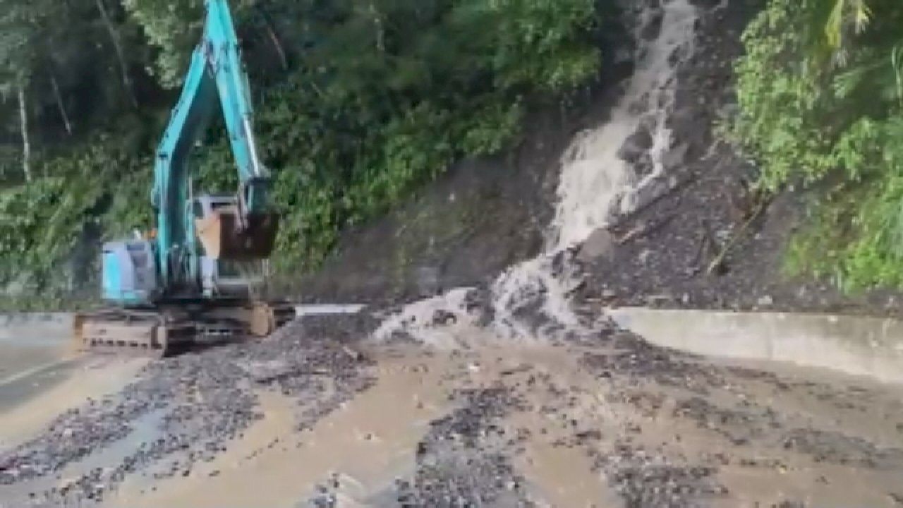 台風「梅花」による豪雨、土砂崩れなどの被害多数