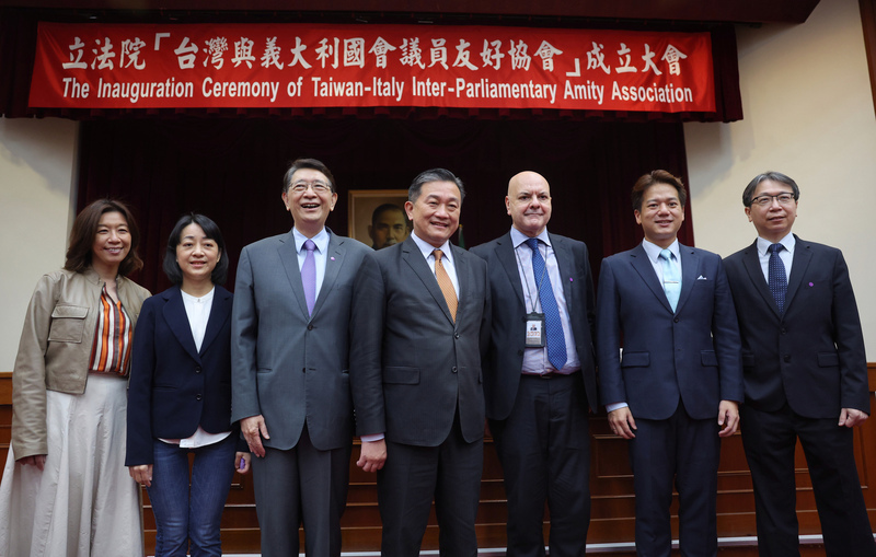 台湾・イタリア国会議員友好協会成立　双方の協力関係を深化へ