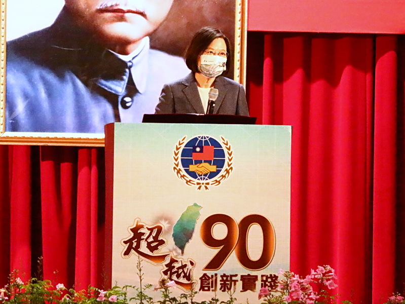 華僑社会は国力の延長線上にある、蔡総統：更なる国際的な支持の獲得を