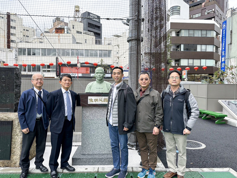 台日友好と交流促進、国父紀念館館長が横浜中華学院を初訪問
