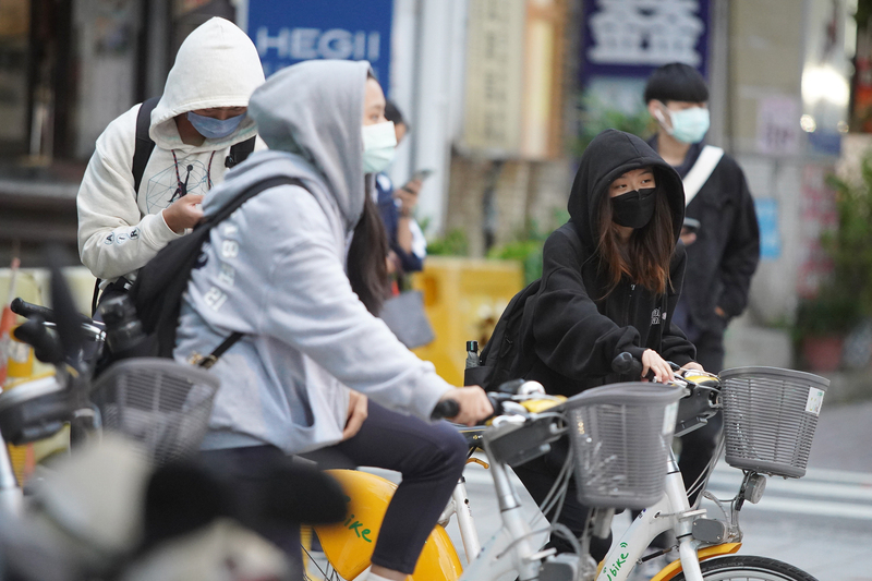12/6、北部・桃園と中部・南投で14.3℃