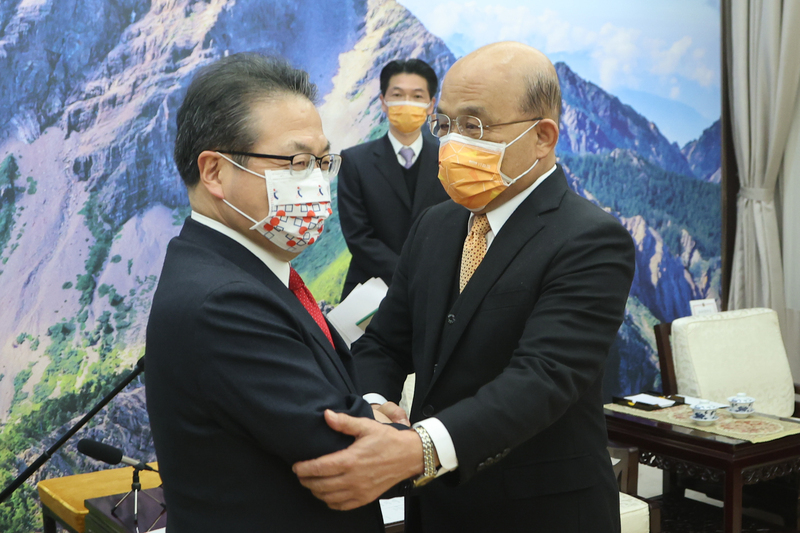 安倍派参院議員訪台、行政院：台日は共に権威主義拡張に対抗すべき